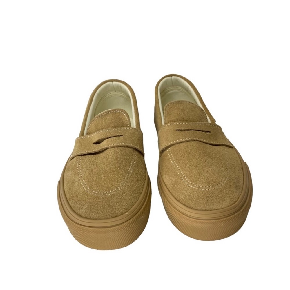 Vans Style 53 Shoe Tan Suede Slip On Size 7.5